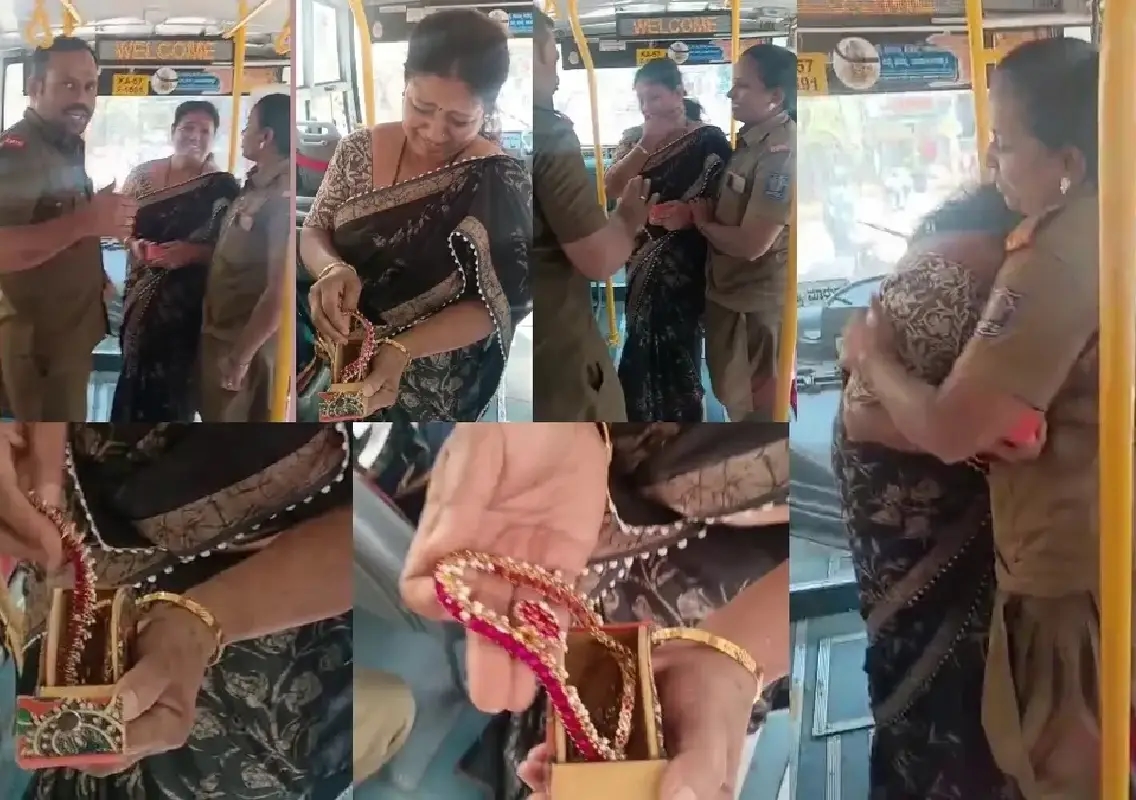 BMTC staff return ₹10 lakh gold bag, Bengaluru woman breaks down - News Karnataka