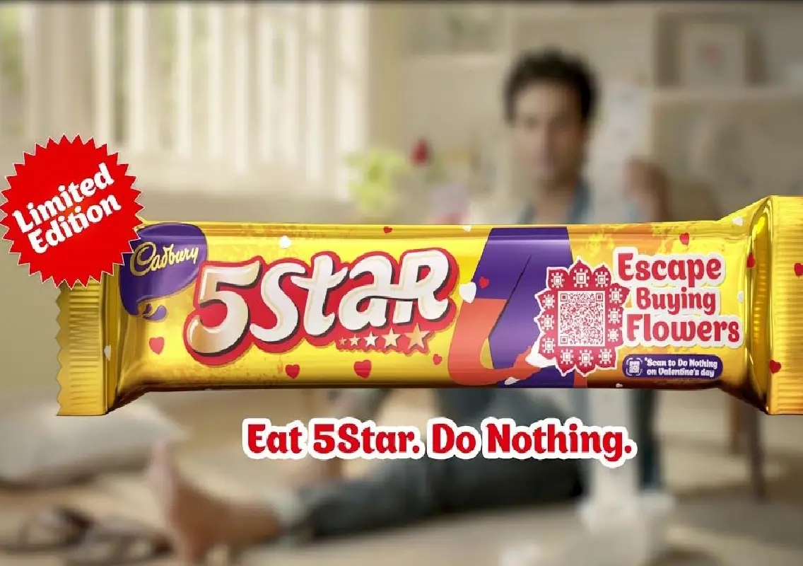 Cadbury 5 Star’s Valentine twist says love means doing nothing - News Karnataka