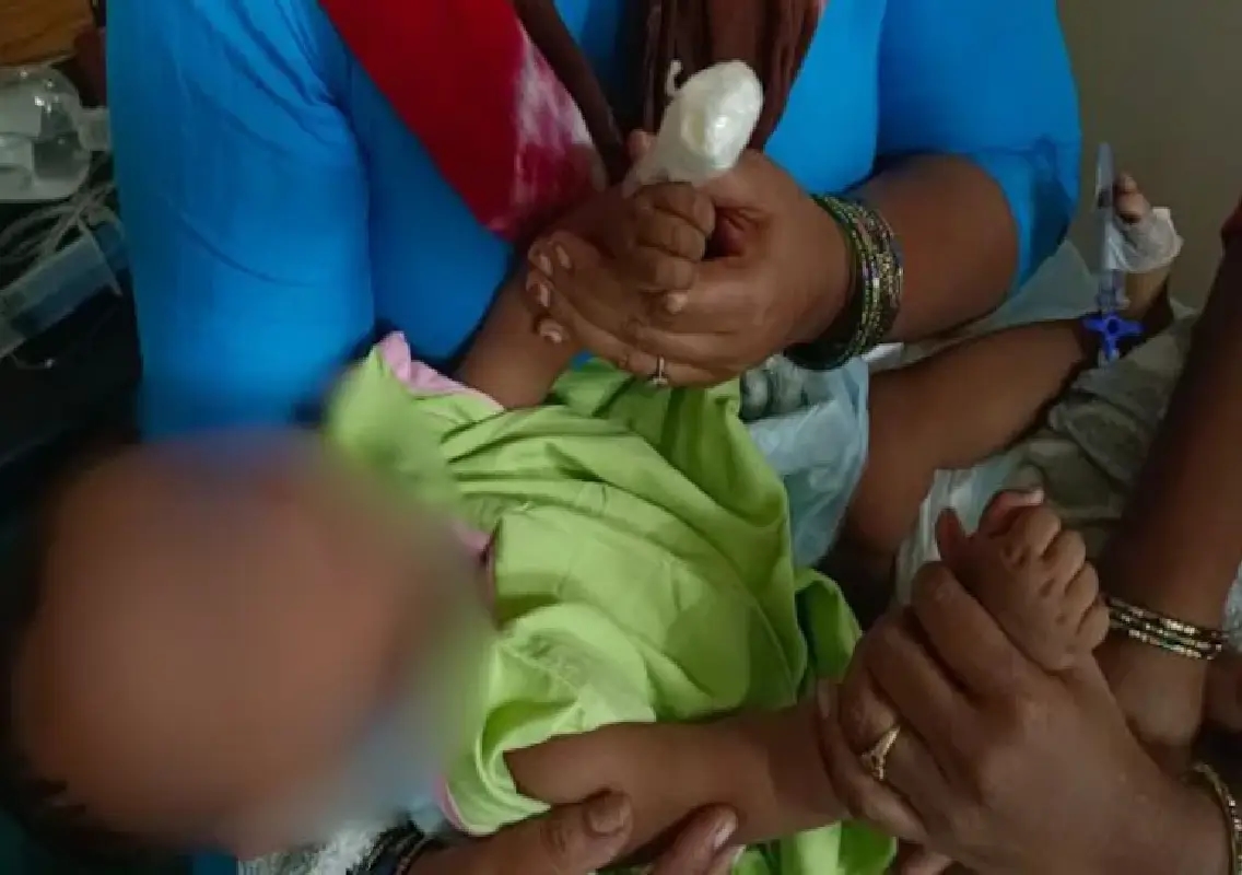 Case filed after infant loses finger at Indiranagar hospital - News Karnataka