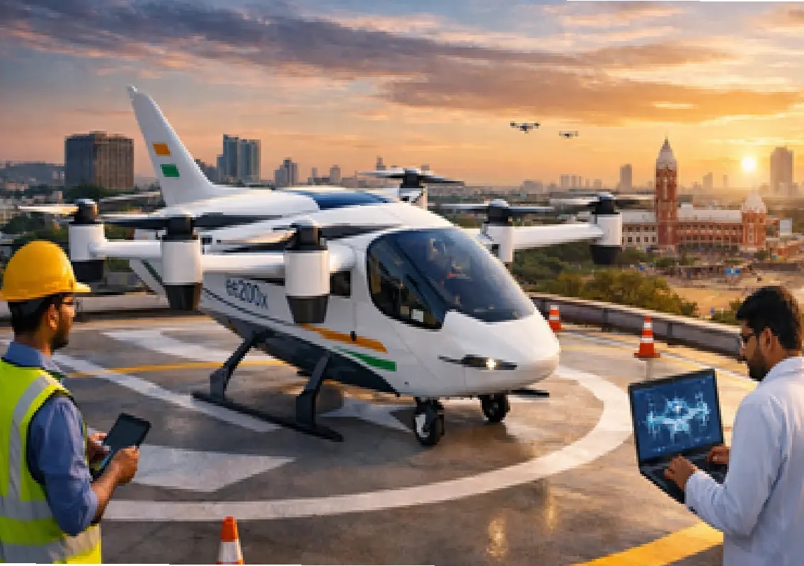 Chennai startup builds India’s first electric air taxi - News Karnataka