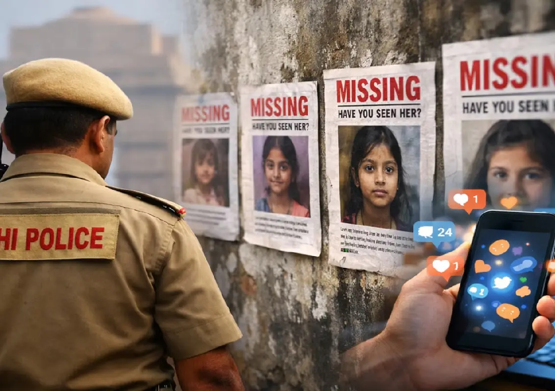 Delhi Police debunk viral claims on missing girls, call videos paid panic drive - News Karnataka