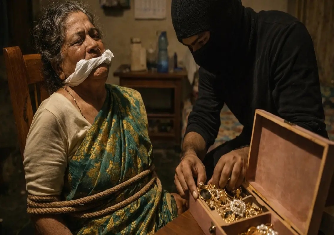 Elderly woman assaulted and robbed at home in Bantwal taluk - News Karnataka