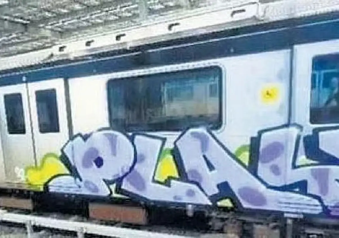 Foreign duo attempt graffiti entry into metro depot - News Karnataka
