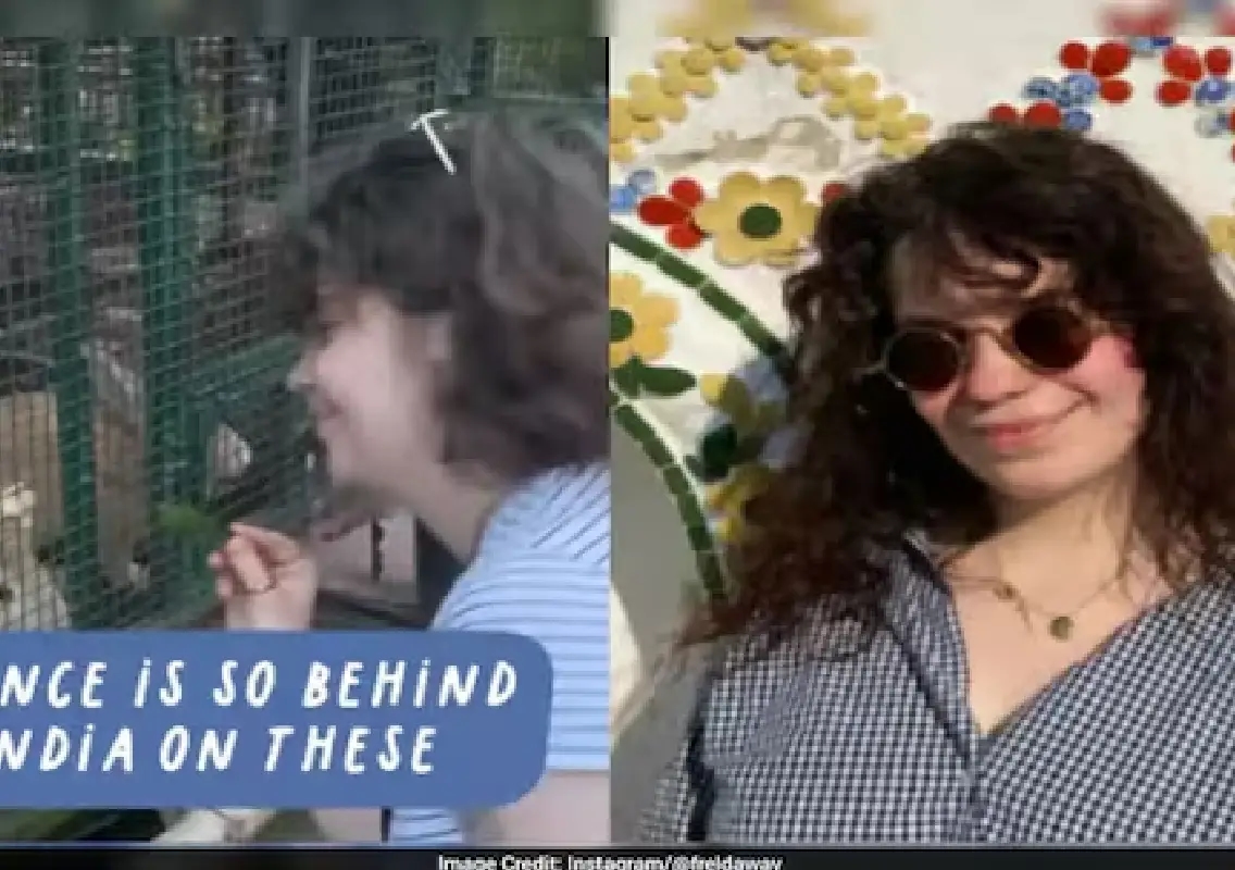 Foreigner says India does these things better than France, video goes viral - News Karnataka