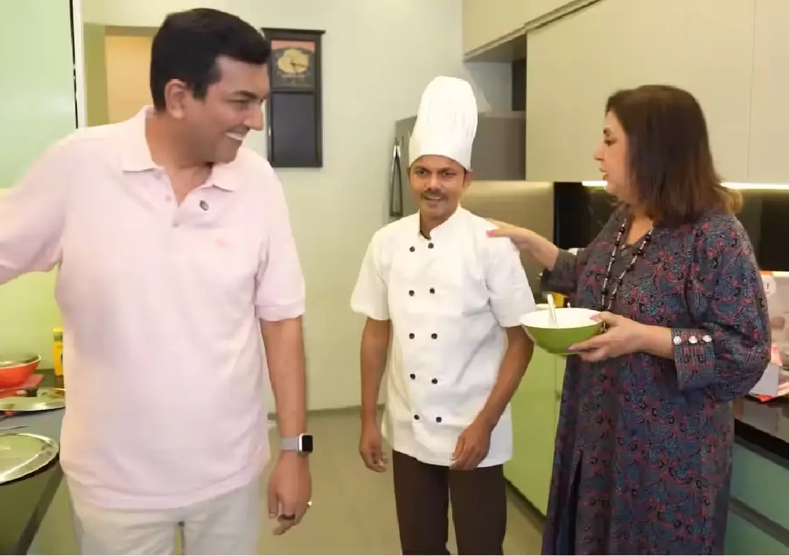 From kitchen to stardom, Farah Khan’s chef Dilip wins hearts - News Karnataka