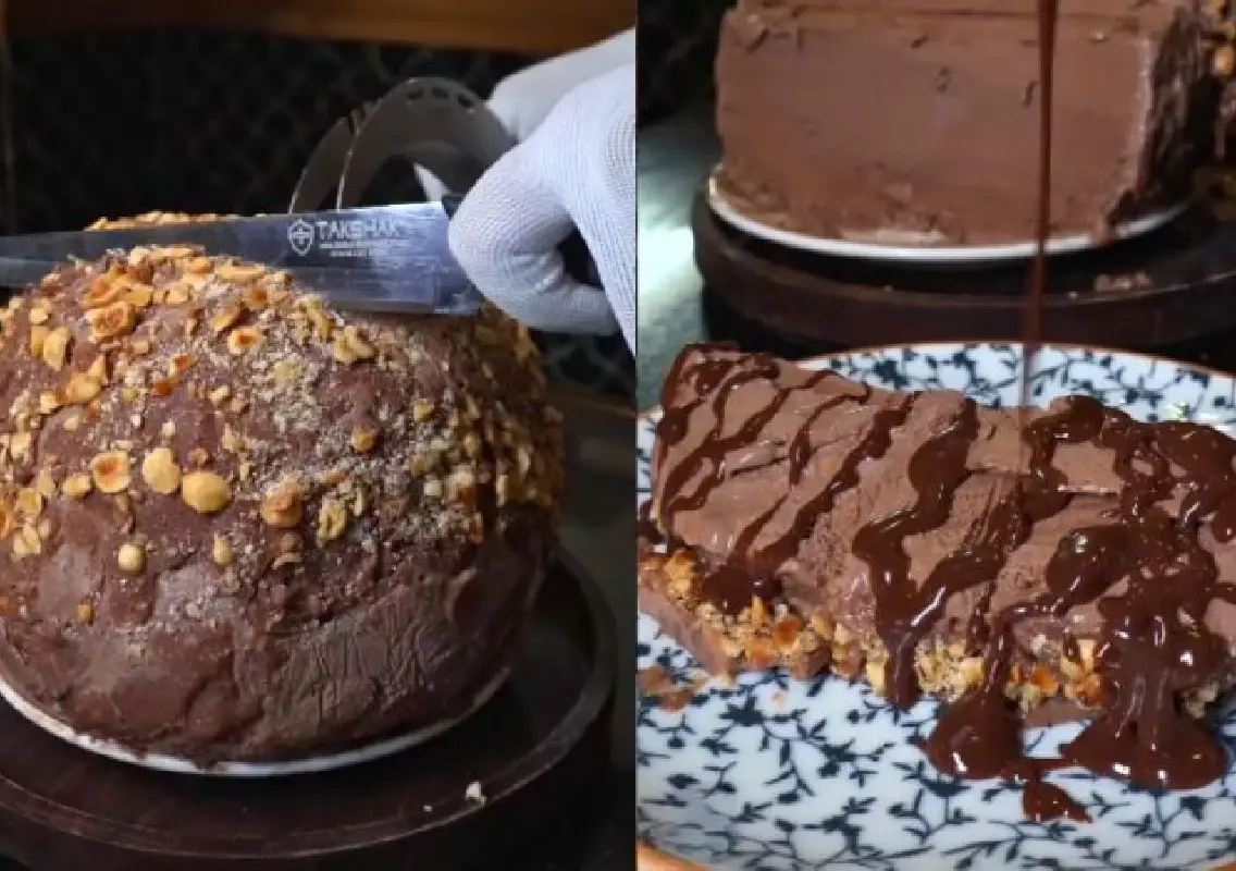 Giant Ferrero dessert becomes Bengaluru’s new sweet sensation - News Karnataka