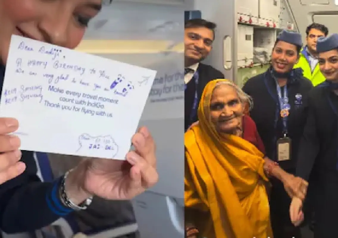 Grandmother invites air hostess to grandson’s wedding, internet smiles - News Karnataka