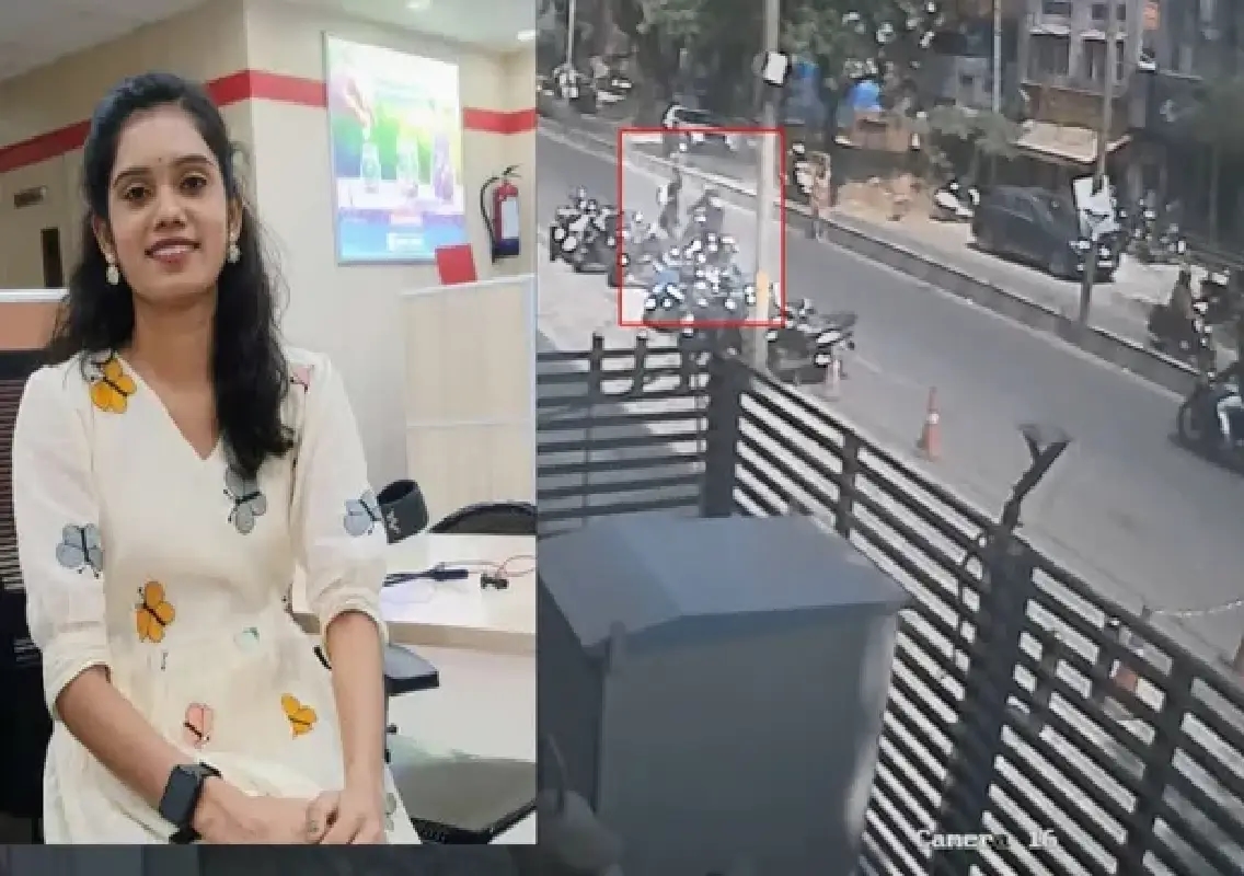 HDFC Bank employee killed in bike crash while crossing road - News Karnataka