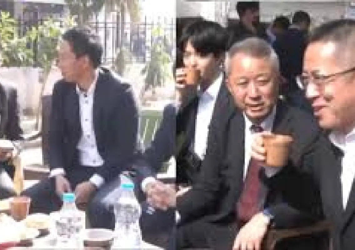 Japanese delegation’s tea stall break in Lucknow charms internet - News Karnataka