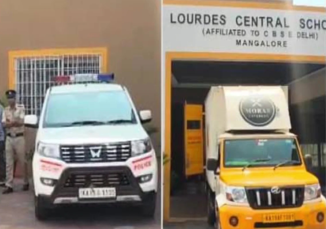Bomb threat again in Mangaluru; bomb threat email sent to Lourdes School, police inspection underway - News Karnataka