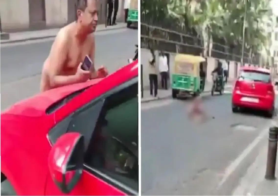 Man strips naked, creates scene outside Bengaluru Club; cases filed - News Karnataka