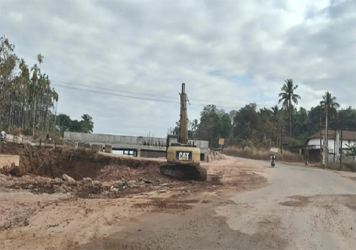 NH-169 stretch closed for a month, traffic diverted via alternate routes - News Karnataka