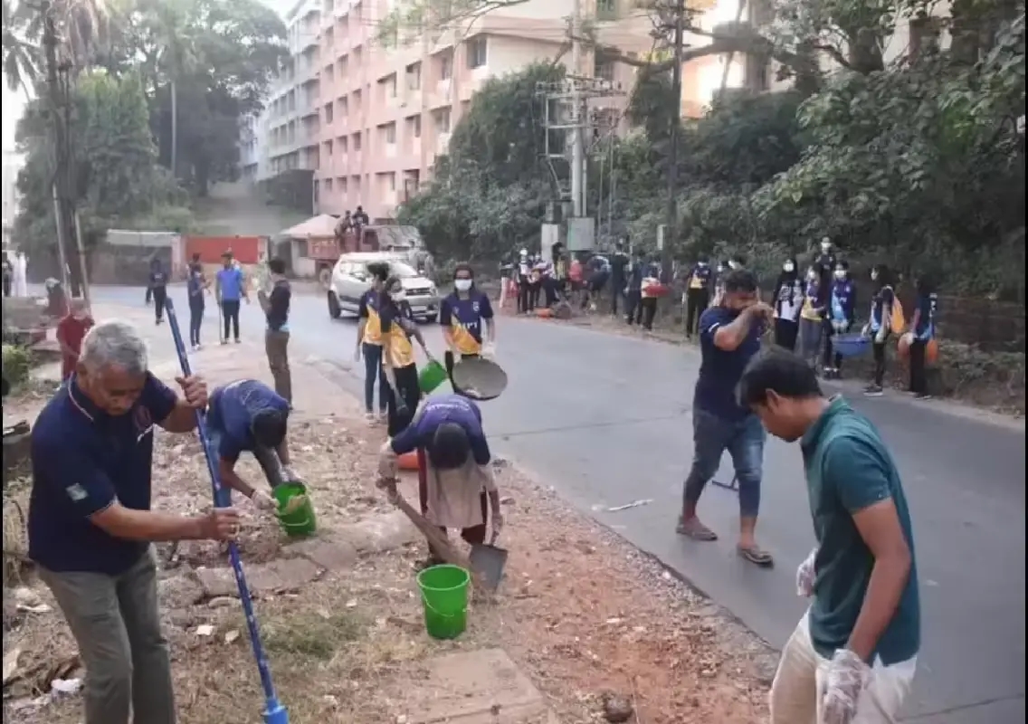 Over 1,500 kg waste cleared in Swacch Mangaluru drive at Kankanady - News Karnataka