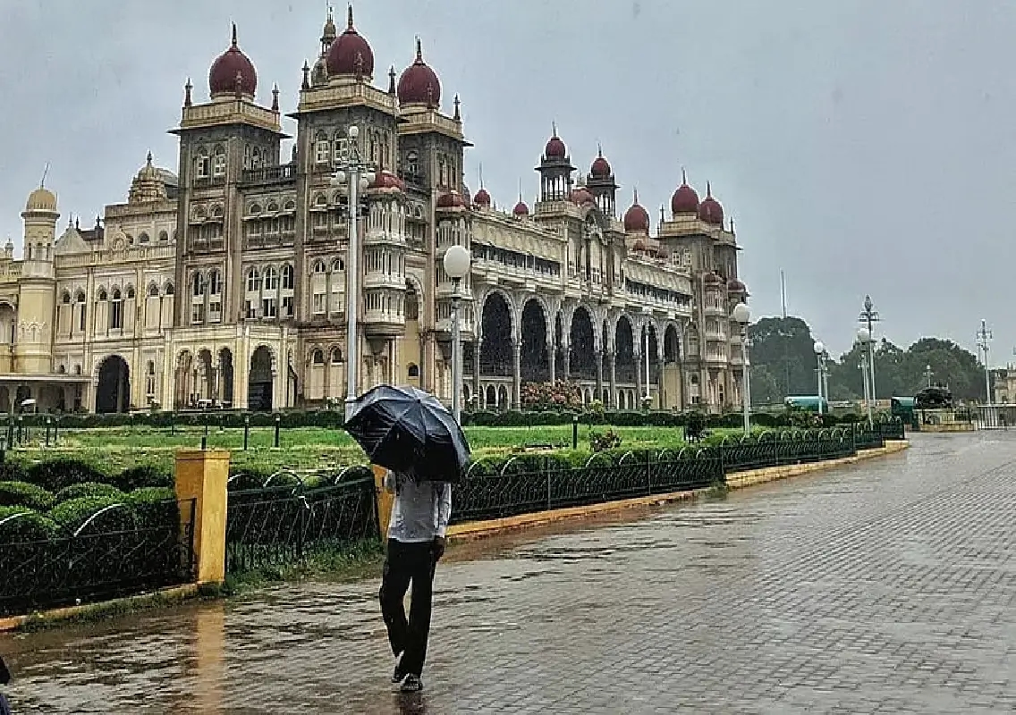 Overnight rain brings relief from heat in Mysuru - News Karnataka