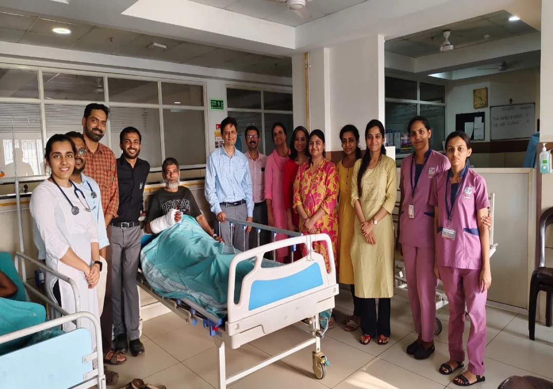 Father Muller team restores NRI’s forearm after acid burns - News Karnataka