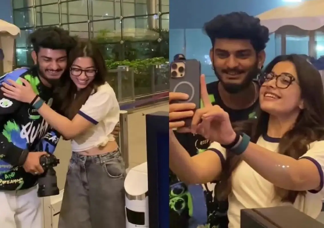 Rashmika Mandanna’s airport hug for paparazzo wins hearts - News Karnataka