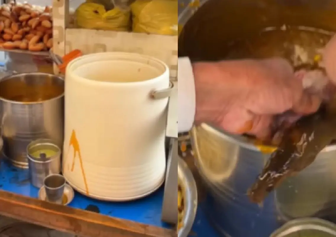 Rat found in golgappa water at street stall, video shocks - News Karnataka