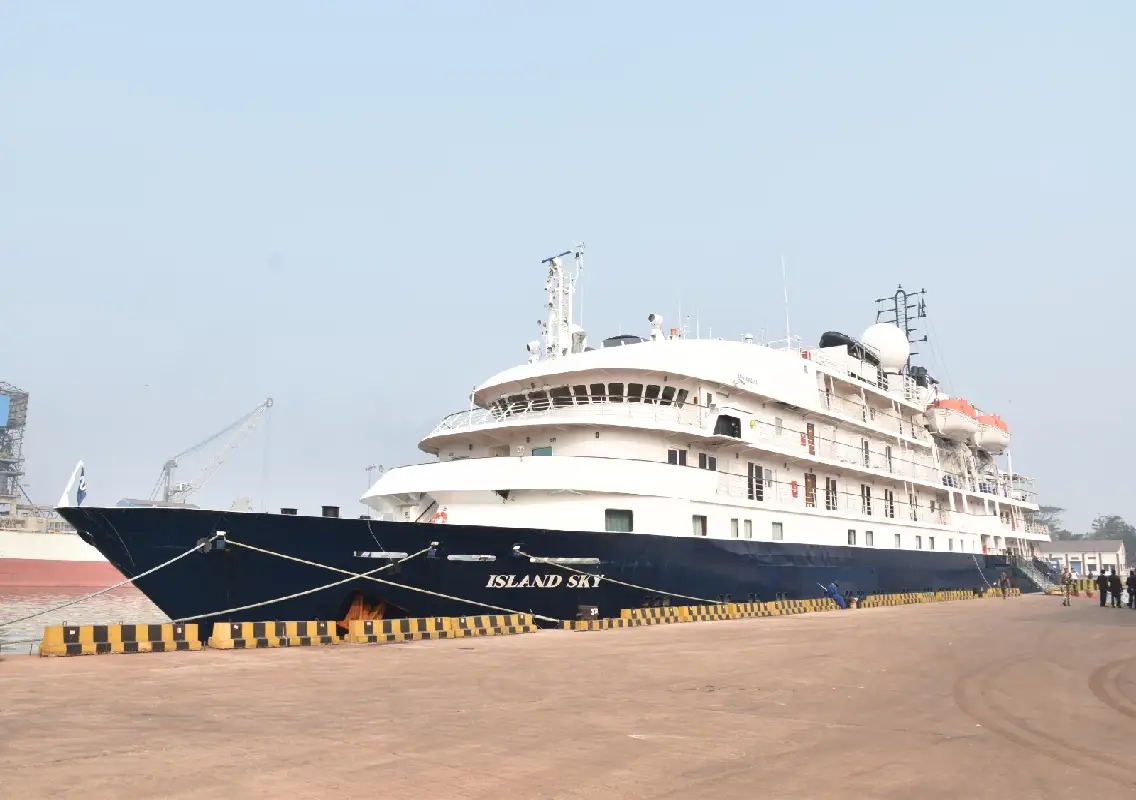 Second Cruise Vessel of the Season Calls at New Mangalore Port - News Karnataka
