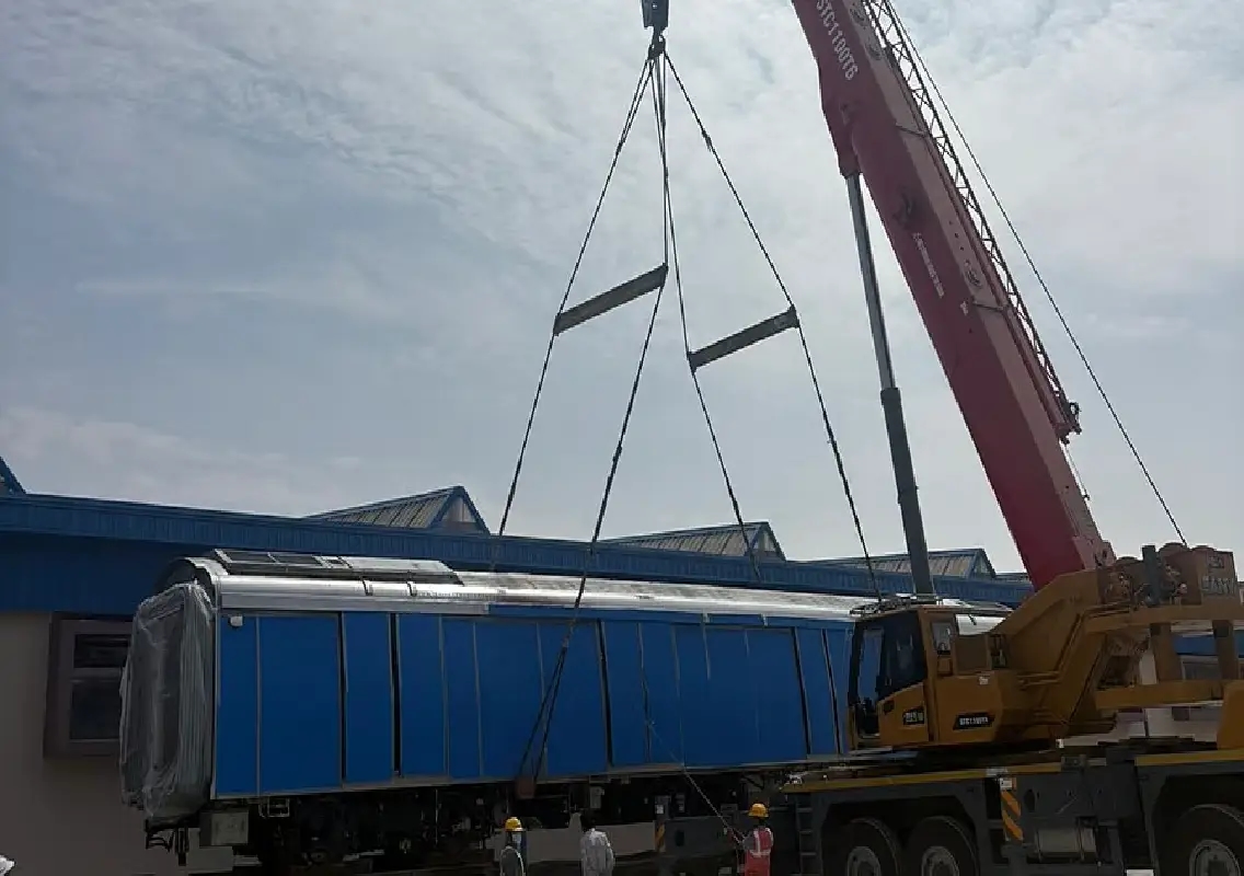 Three coaches for Namma Metro Pink Line reach Kothanur depot - News Karnataka