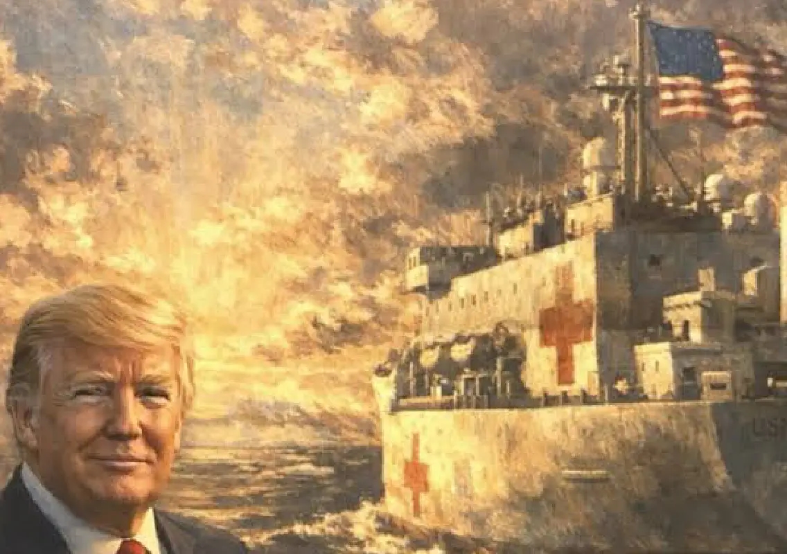 Trump announces hospital ship deployment to Greenland - News Karnataka