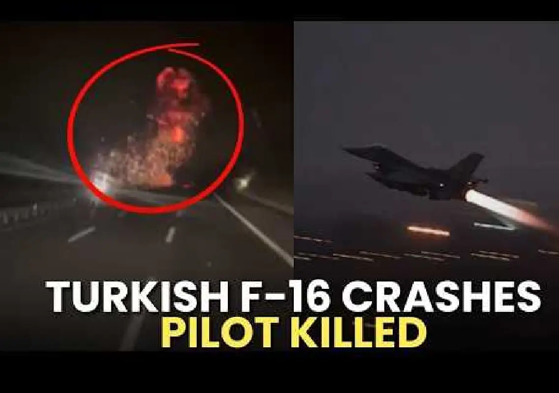 Turkish F-16 crashes during mission, pilot killed - News Karnataka