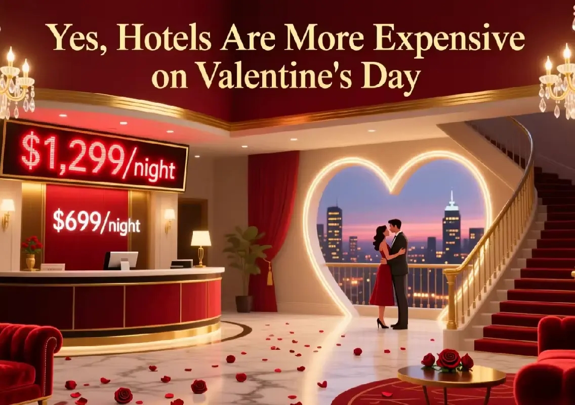 Valentine’s weekend sees hotel price surge in city - News Karnataka