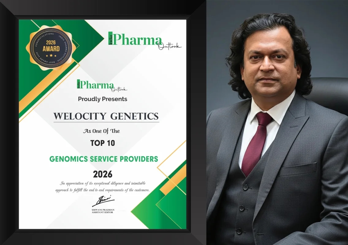 Welocity Genetics named among India’s top 10 genomics service providers for 2026 - News Karnataka