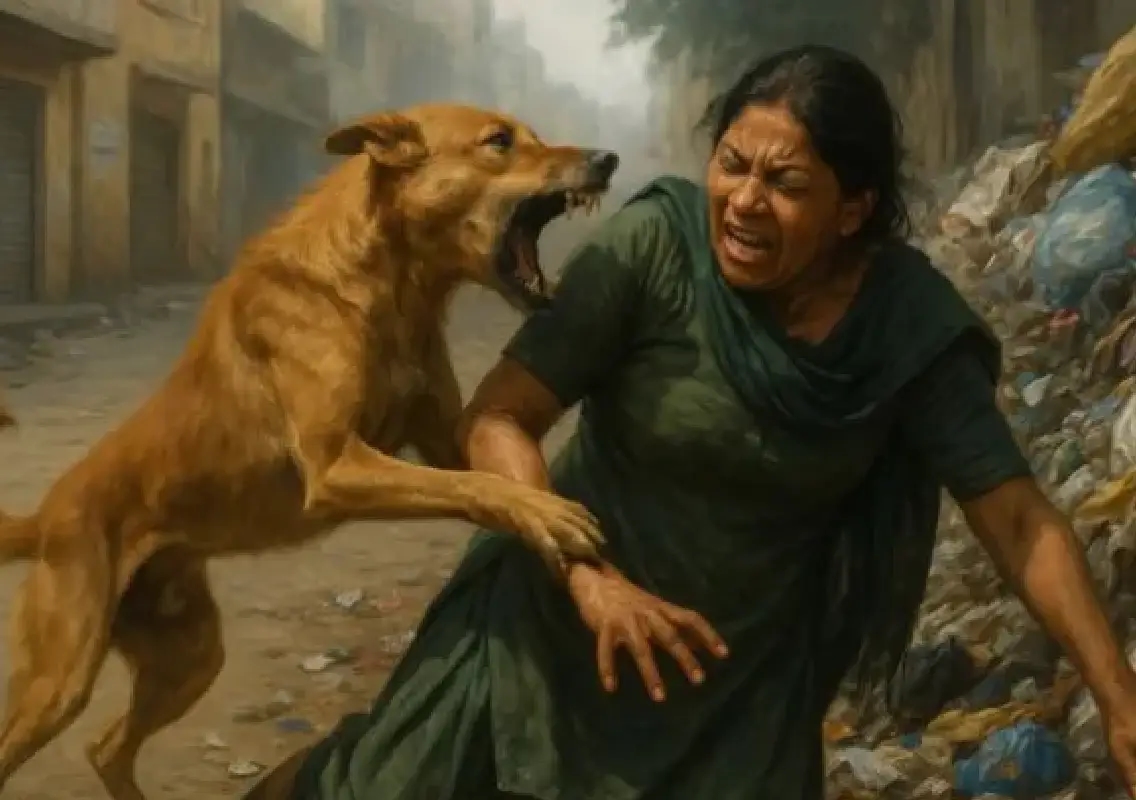 Woman injured in stray dog attack near relative’s home - News Karnataka