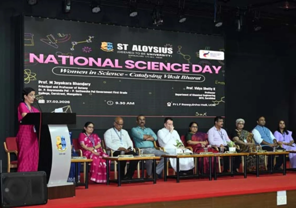 St Aloysius University observes National Science Day - News Karnataka