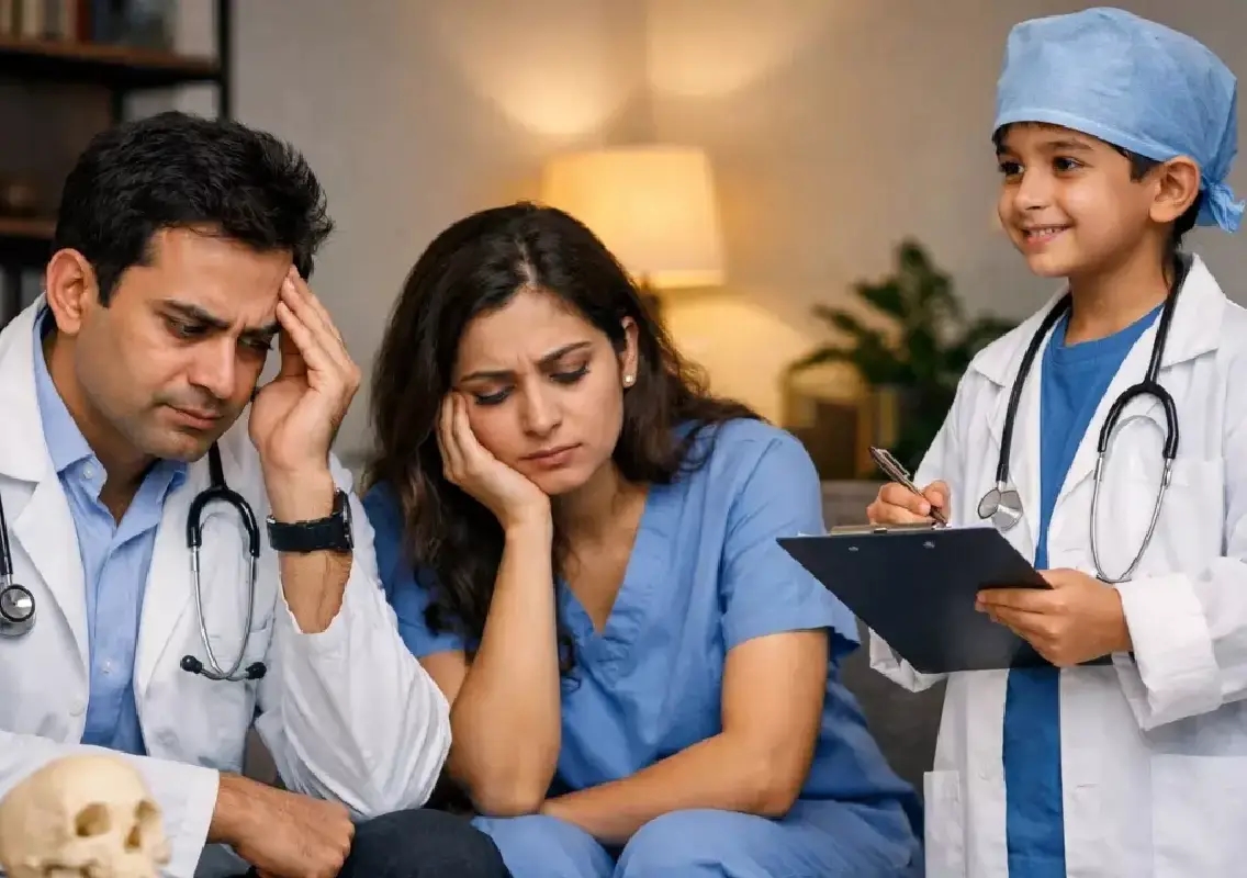 91% of Indian doctors don’t want children in medicine: Survey - News Karnataka