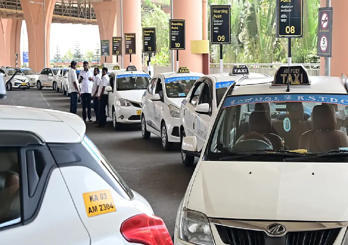Airport taxi drivers in Bengaluru hit by slump and illegal operators - News Karnataka