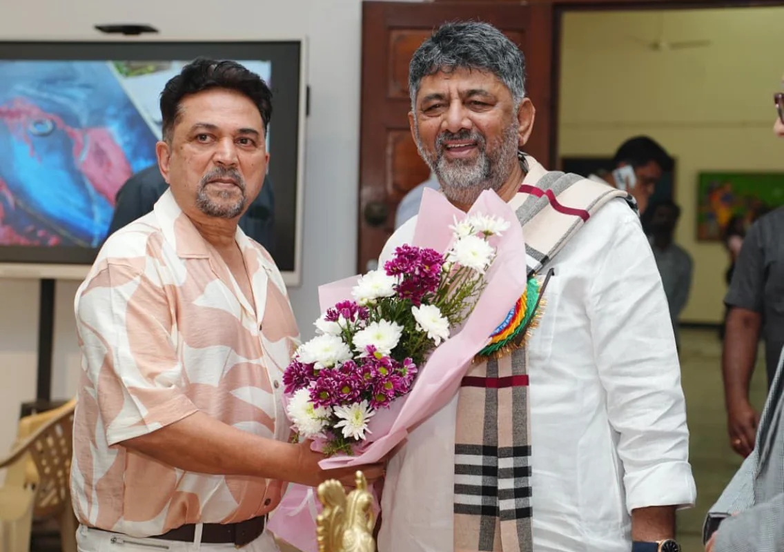 Mangaluru artist Dr Akhter Husain’s ‘Vedic Inspirations’ exhibition inaugurated in Bengaluru - News Karnataka