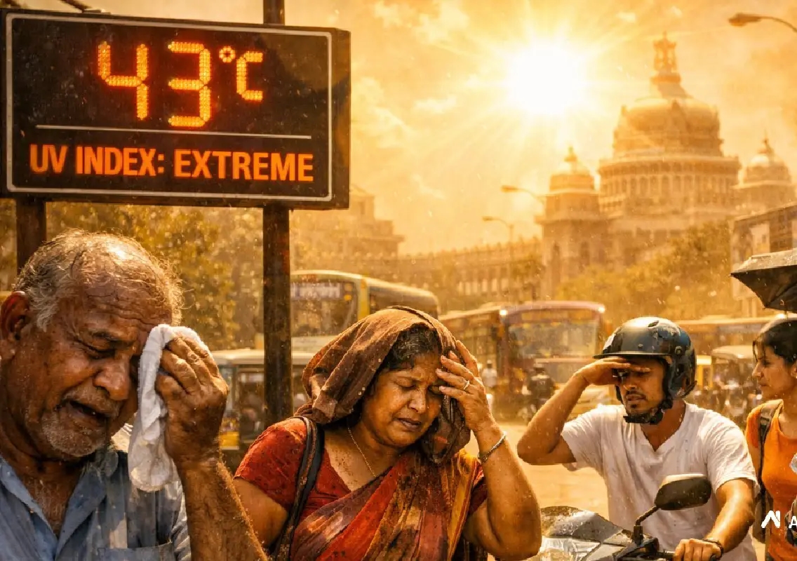 Bengaluru UV index hits extreme levels as heat rises in Karnataka - News Karnataka