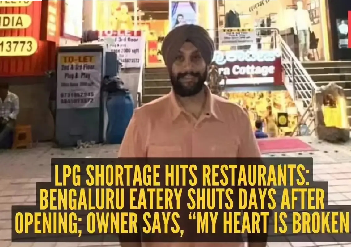Bengaluru dhaba shuts temporarily as LPG shortage hits kitchens - News Karnataka