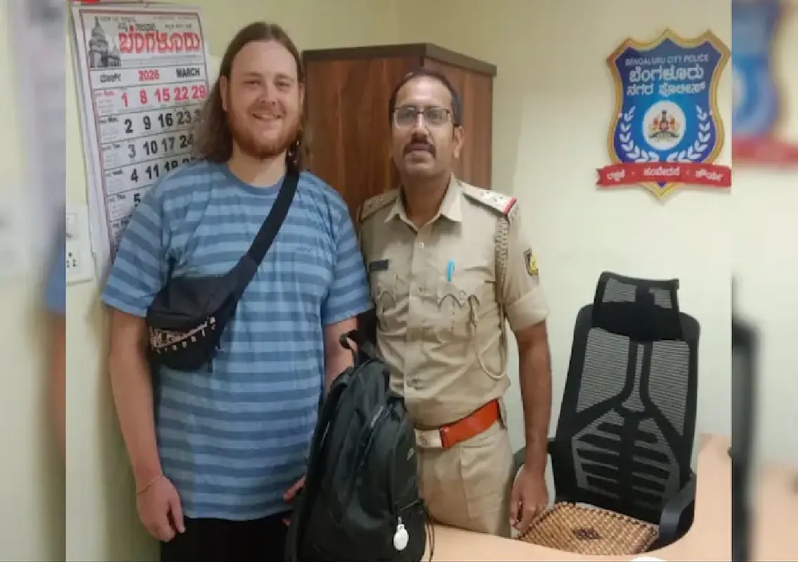 Bengaluru police help UK visitor recover bag left in autorickshaw - News Karnataka