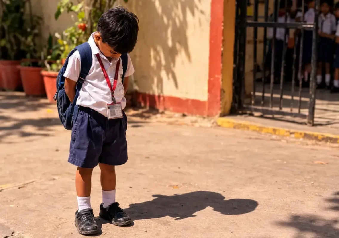 Bengaluru school booked after child punished in sun for being late - News Karnataka