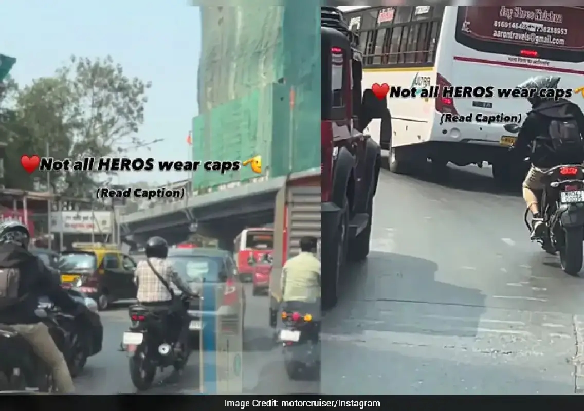 Biker clears path for ambulance, wins hearts online - News Karnataka