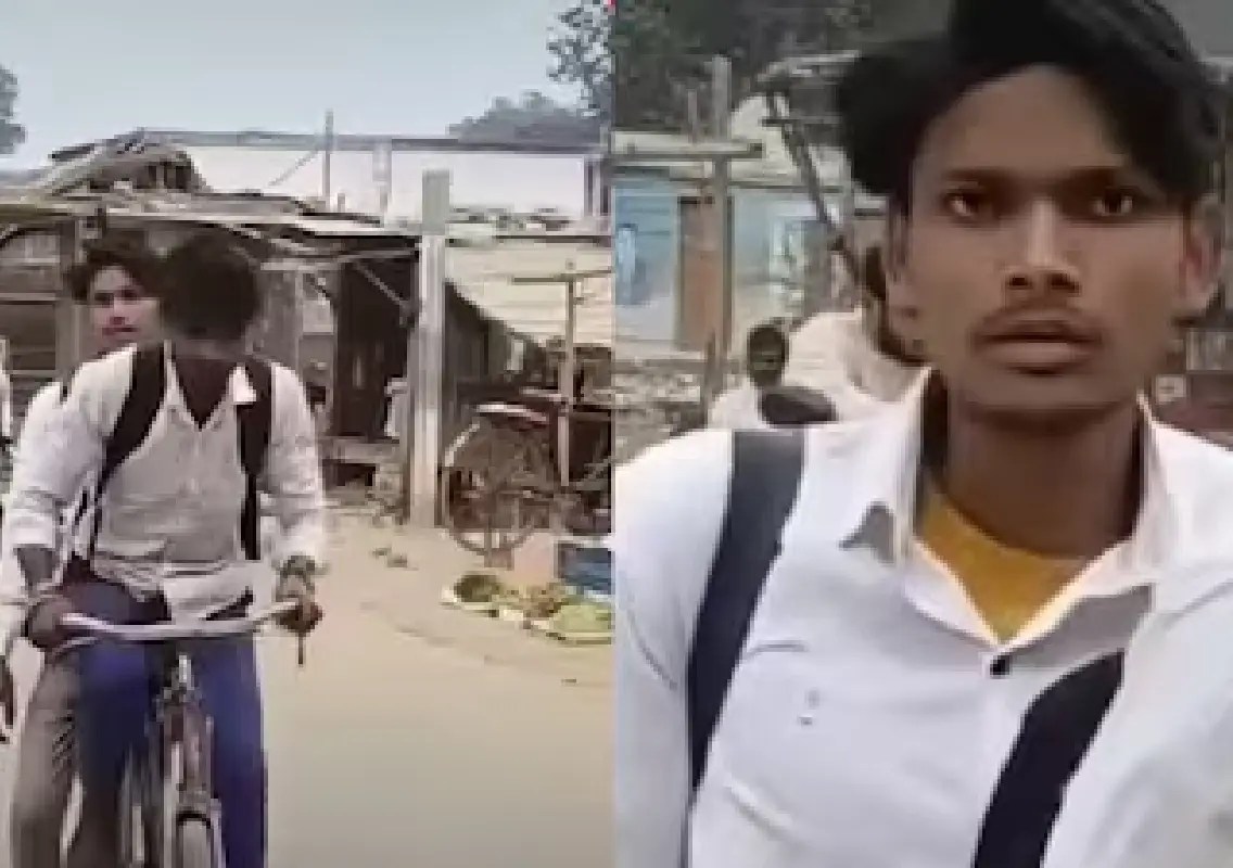 Boy carries mother’s handbag to school, wins internet’s heart - News Karnataka