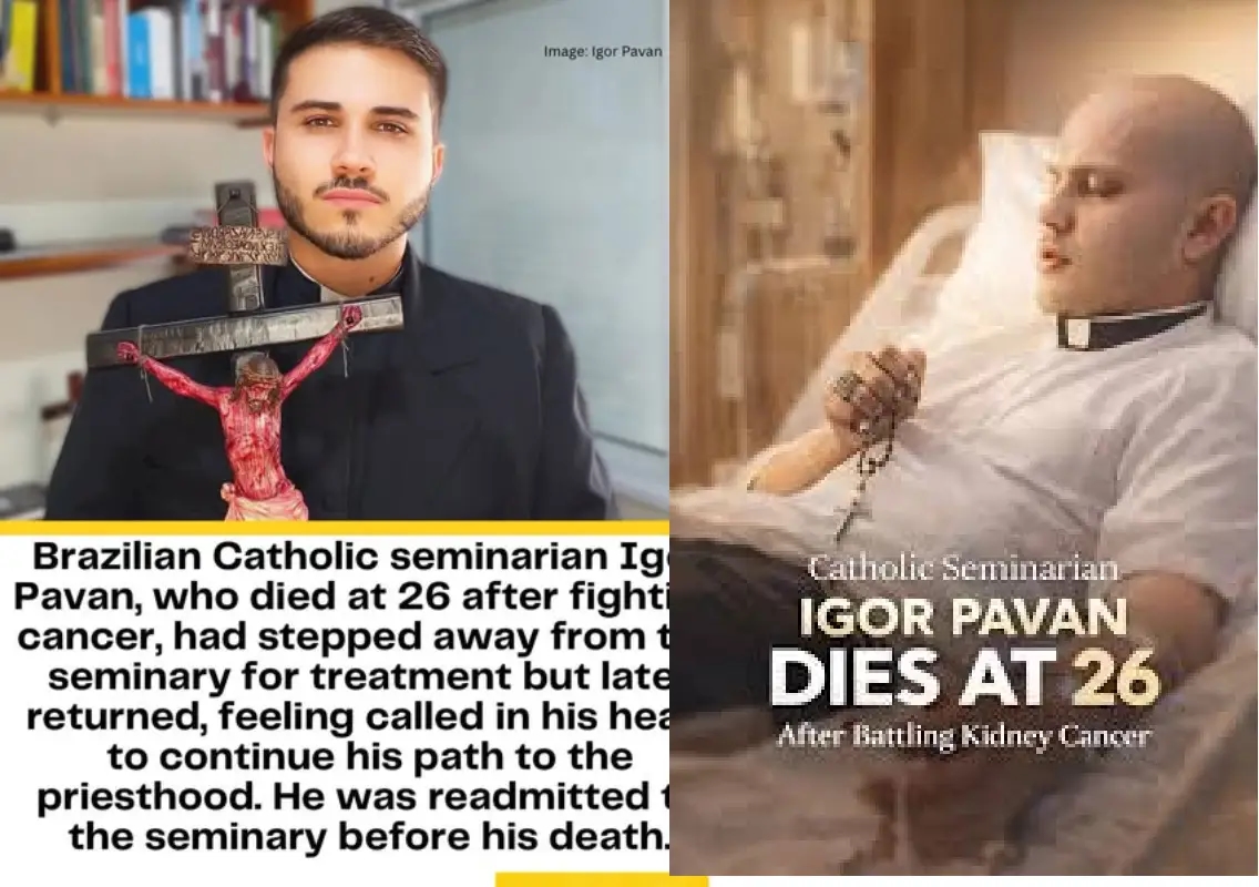Brazilian seminarian Igor Pavan dies at 26 after cancer battle - News Karnataka