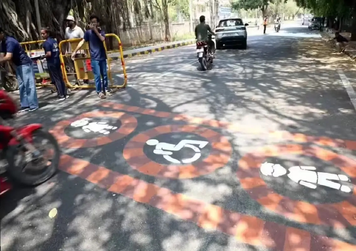 Citizens reclaim Bogadi Road junction for safer pedestrian access - News Karnataka