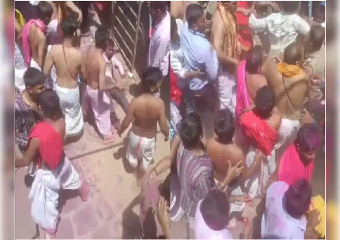 Clash at Jyotiba temple after priests assault devotees: WATCH - News Karnataka