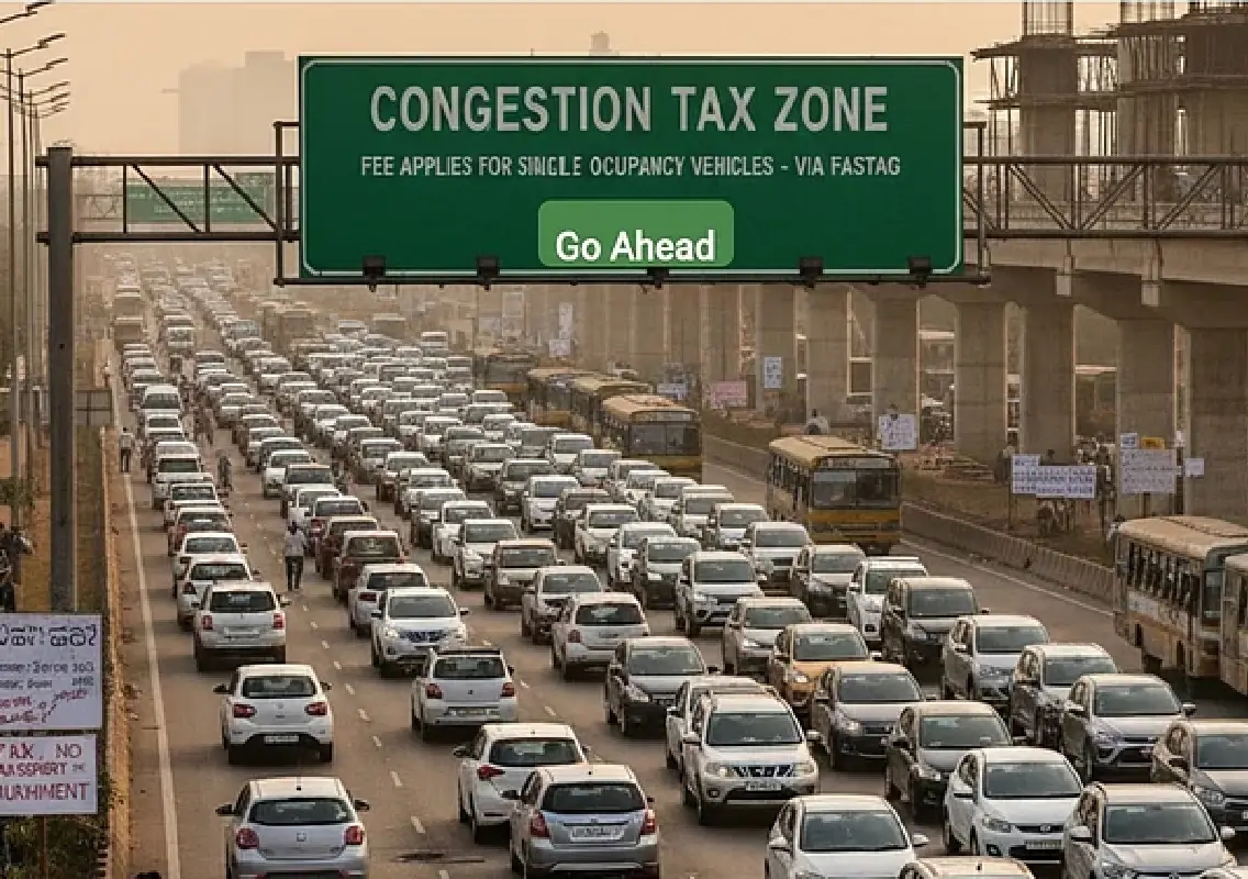 Congestion tax proposed to ease traffic and fund city projects - News Karnataka