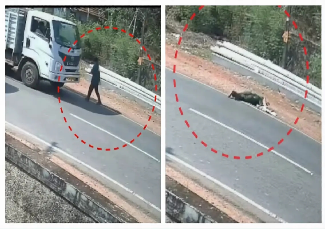 Disabled pedestrian injured in hit-and-run at Palakkad: WATCH - News Karnataka