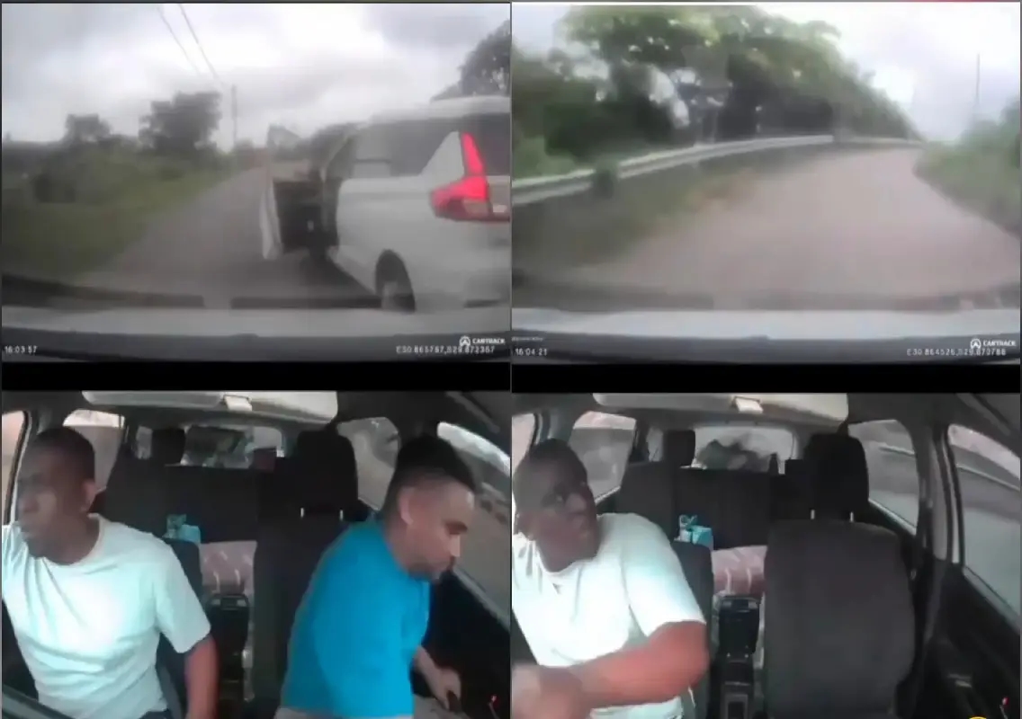 Driver escapes hijackers with reverse stunt video: WATCH - News Karnataka