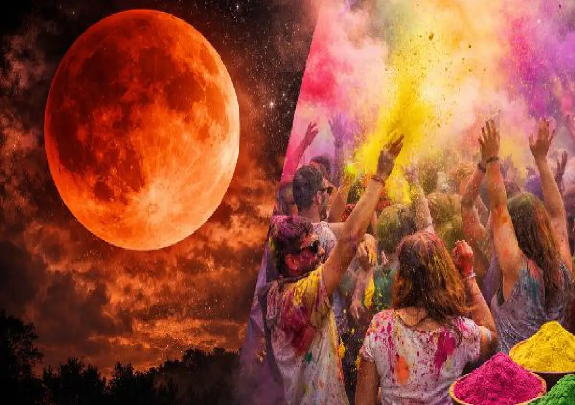 Holi 2026 coincides with lunar eclipse, rituals in focus - News Karnataka