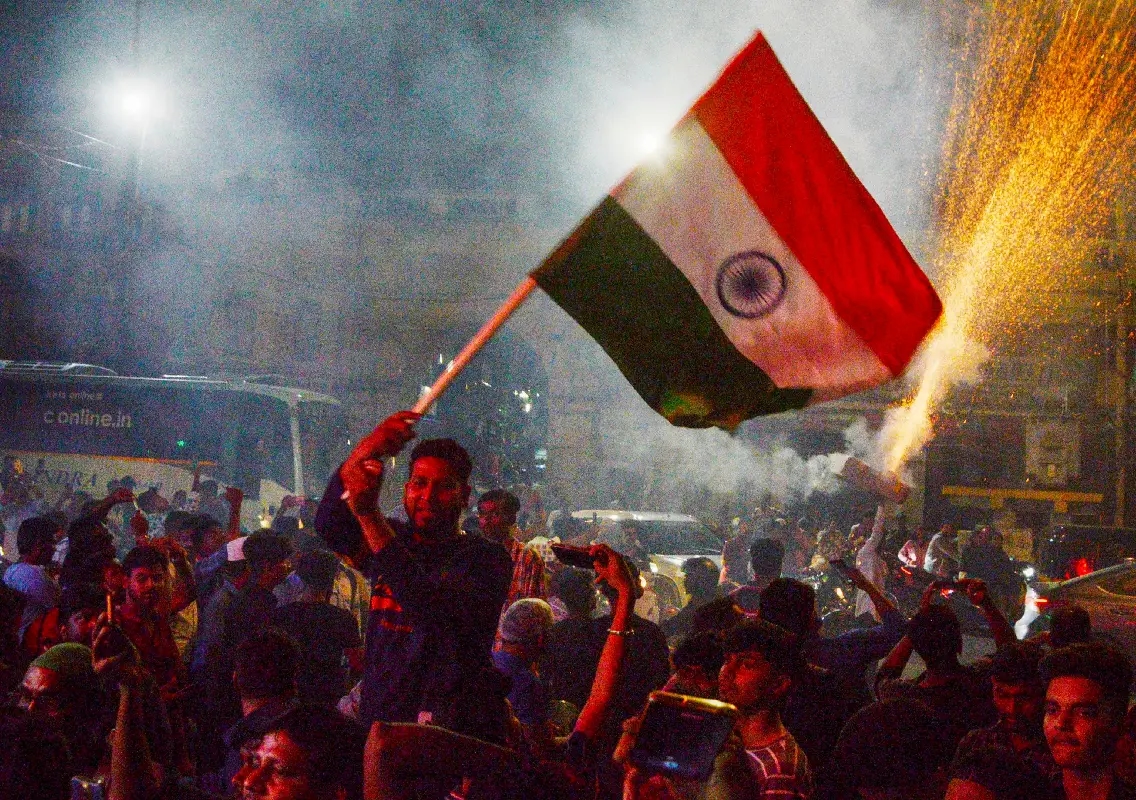 Indians in Dubai celebrate Team India’s T20 World Cup victory - News Karnataka