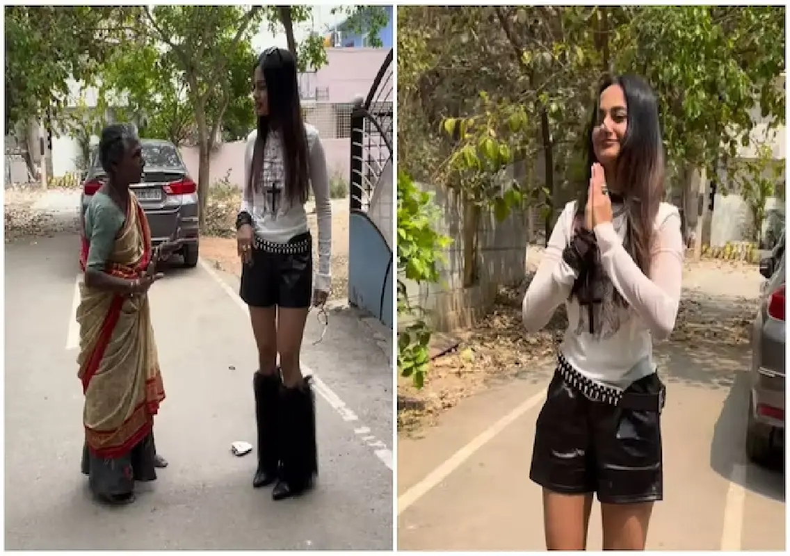 Influencer confronted over outfit during Bengaluru photoshoot: WATCH - News Karnataka