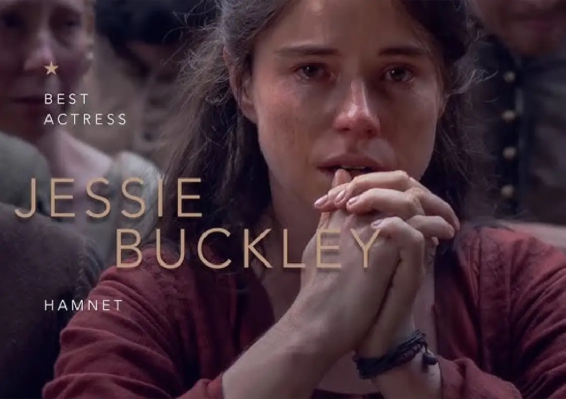 Jessie Buckley wins Best Actress Oscar for moving role in ‘Hamnet’ - News Karnataka