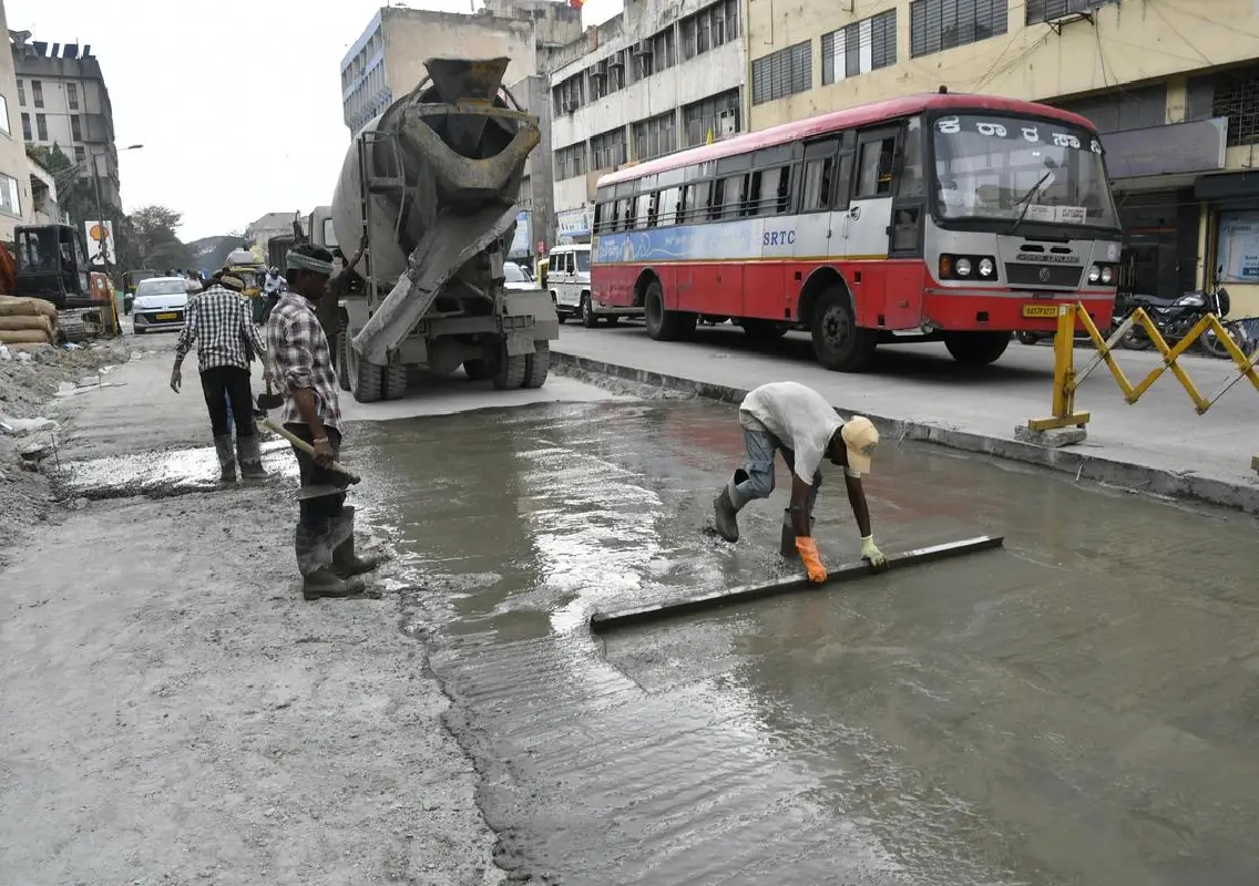 Karnataka plans 450 km white-topping for Bengaluru roads - News Karnataka