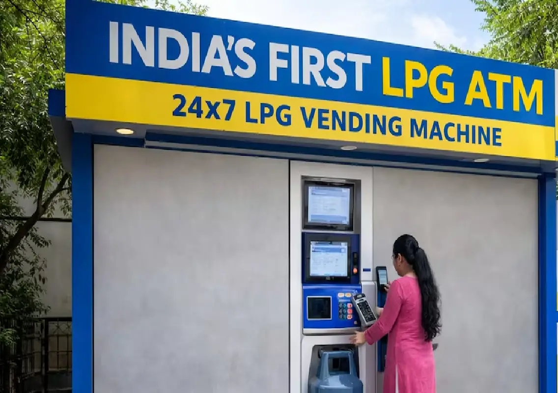 LPG ATM launched in Gurugram for instant gas refills - News Karnataka
